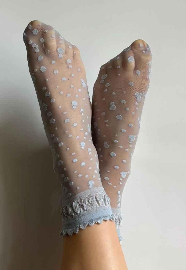 ELVIRA Women's Sheer Socks - IDEALINE INC.