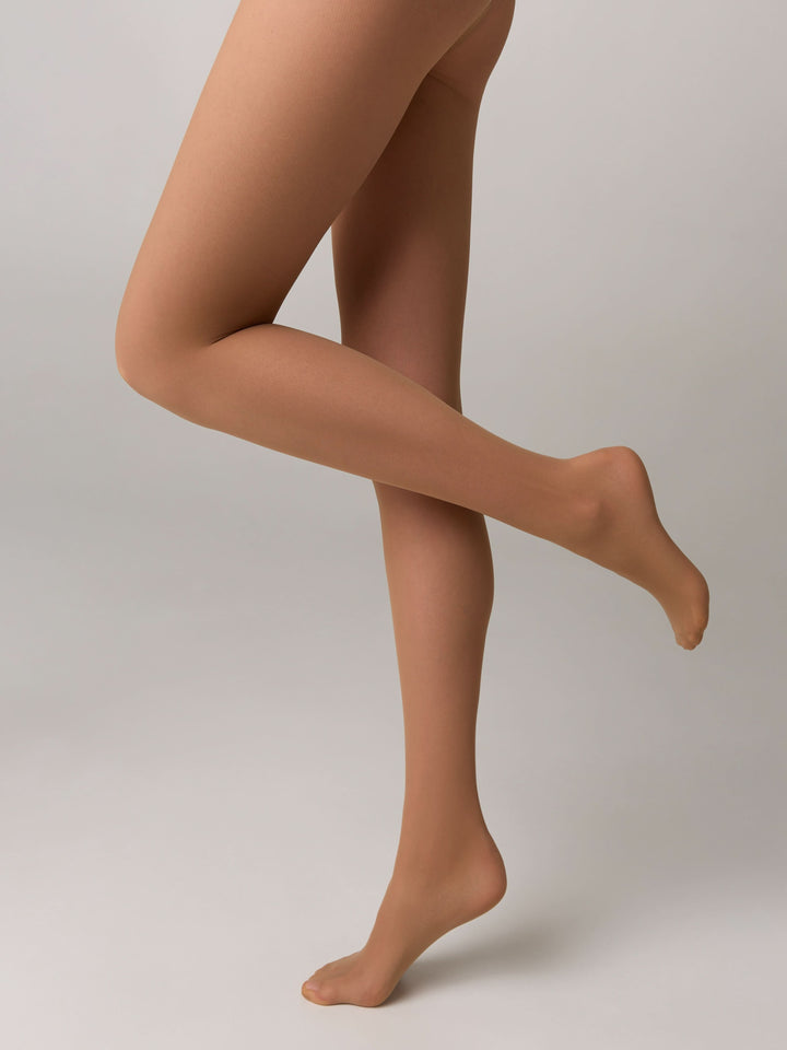 TULLE 30 Sheer Elegance Matte Tights with Tulle Effect - IDEALINE INC.