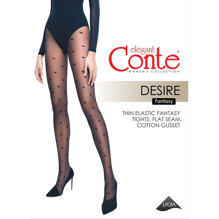 DESIRE - POLKA DOTS 20 Fantasy Tights - IDEALINE INC.