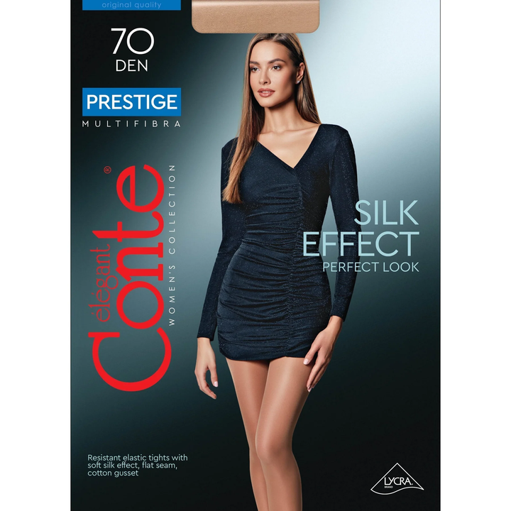 PRESTIGE 70 Noble Elegance - Luxurious Semi-Opaque Tights - IDEALINE INC.