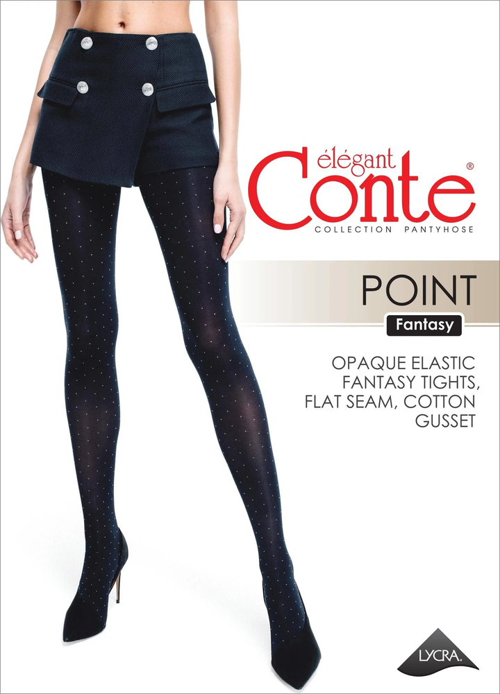 POINT DELIGHT 50 - Stylish Dot Tights - IDEALINE INC.