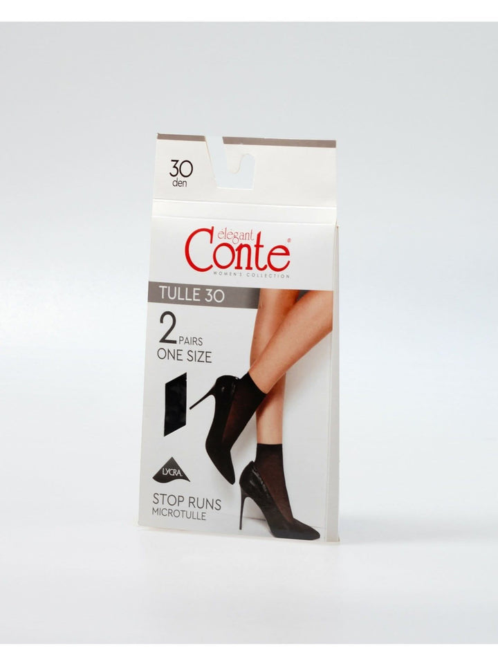 TULLE 30 - Airy Sheer Socks (2 pairs) - IDEALINE INC.