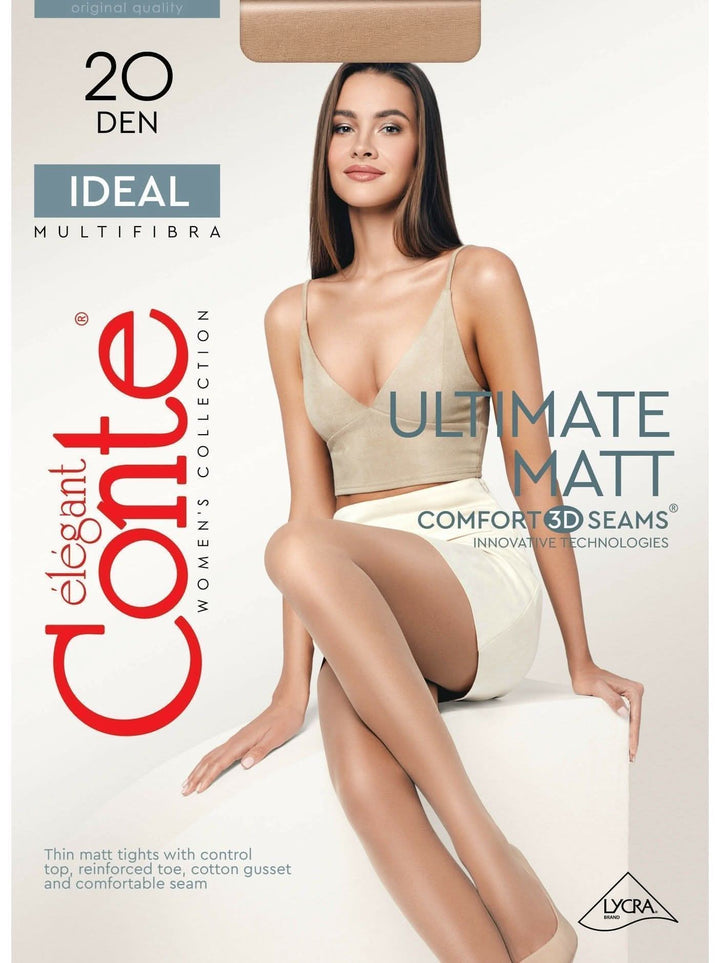 IDEAL 20 - Premium Matte Powder Touch Tights - IDEALINE INC.