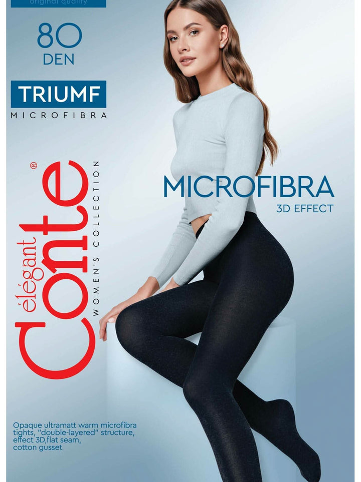 TRIUMF 80 Deluxe Opaque Microfiber Tights - IDEALINE INC.