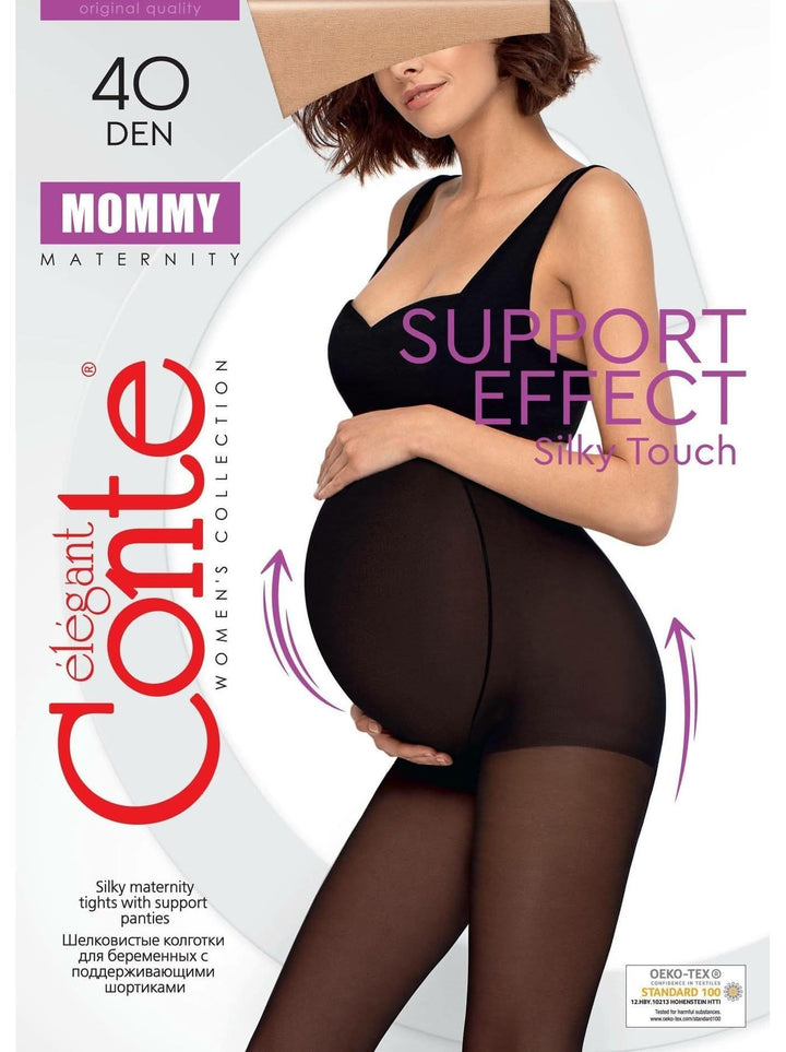 MOMMY COMFORT 40 - Soft Maternity Tights - IDEALINE INC.