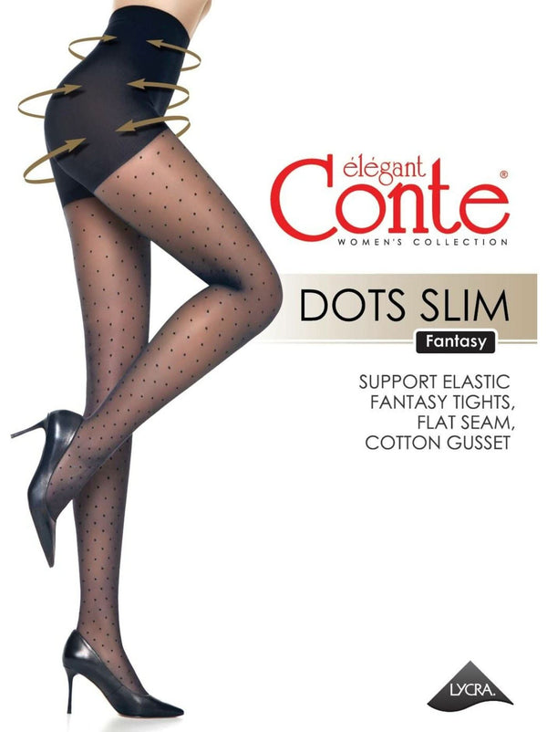 CONTE DOTS SLIM - Elegance Shaping Tights - IDEALINE INC.