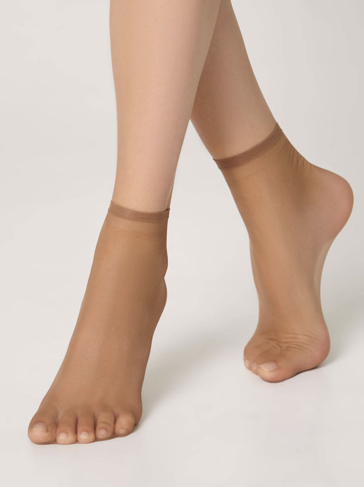 SUMMER 8 - Sheer Socks Conte (2 pairs) - IDEALINE INC.