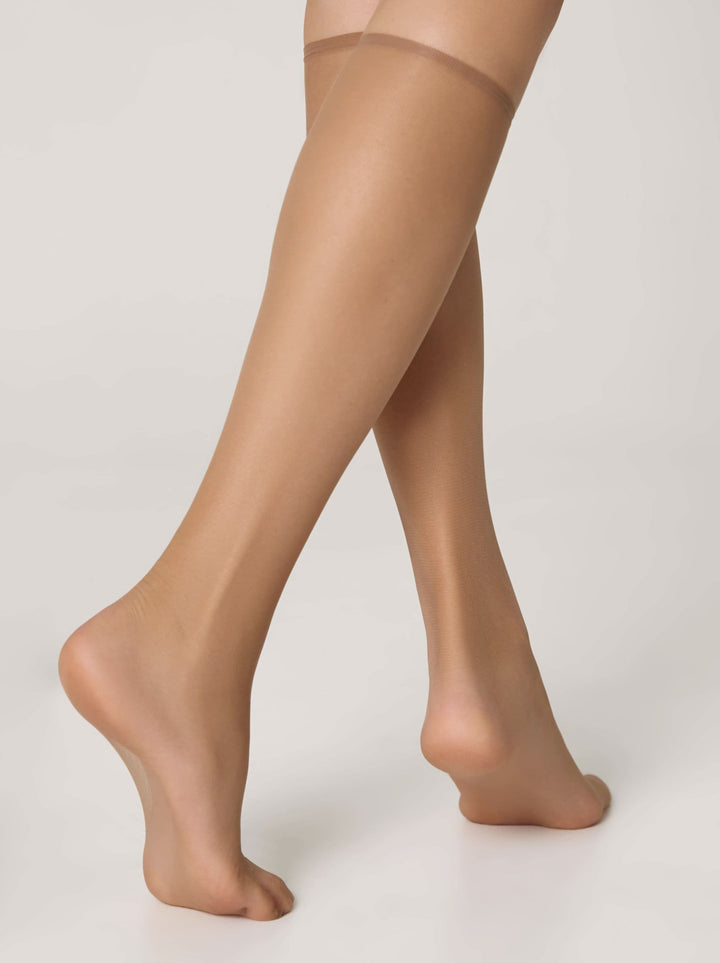 SUMMER 8 - Sheer Knee Highs by Conte (2 pairs) - IDEALINE INC.