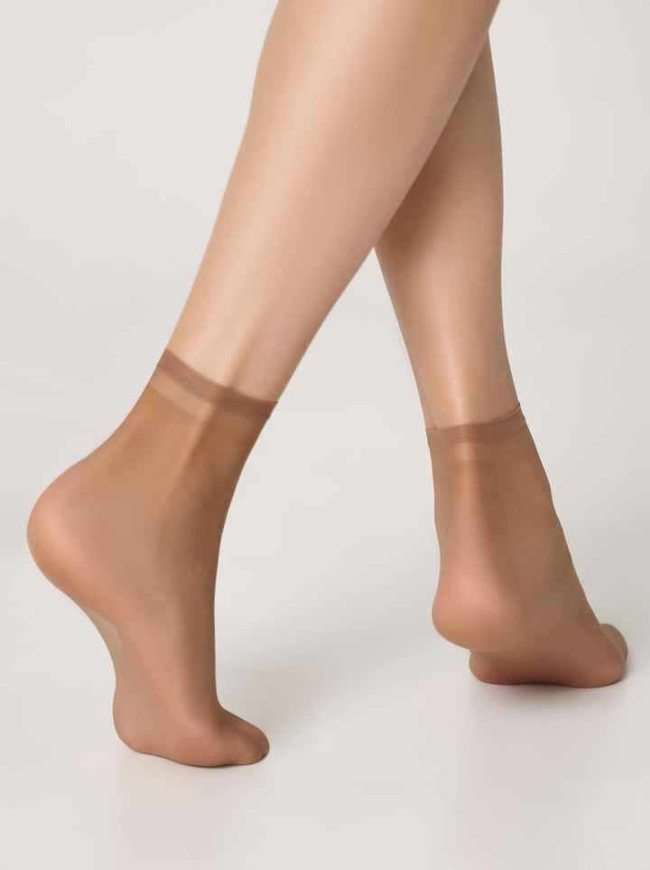 SUMMER 8 - Sheer Socks Conte (2 pairs) - IDEALINE INC.