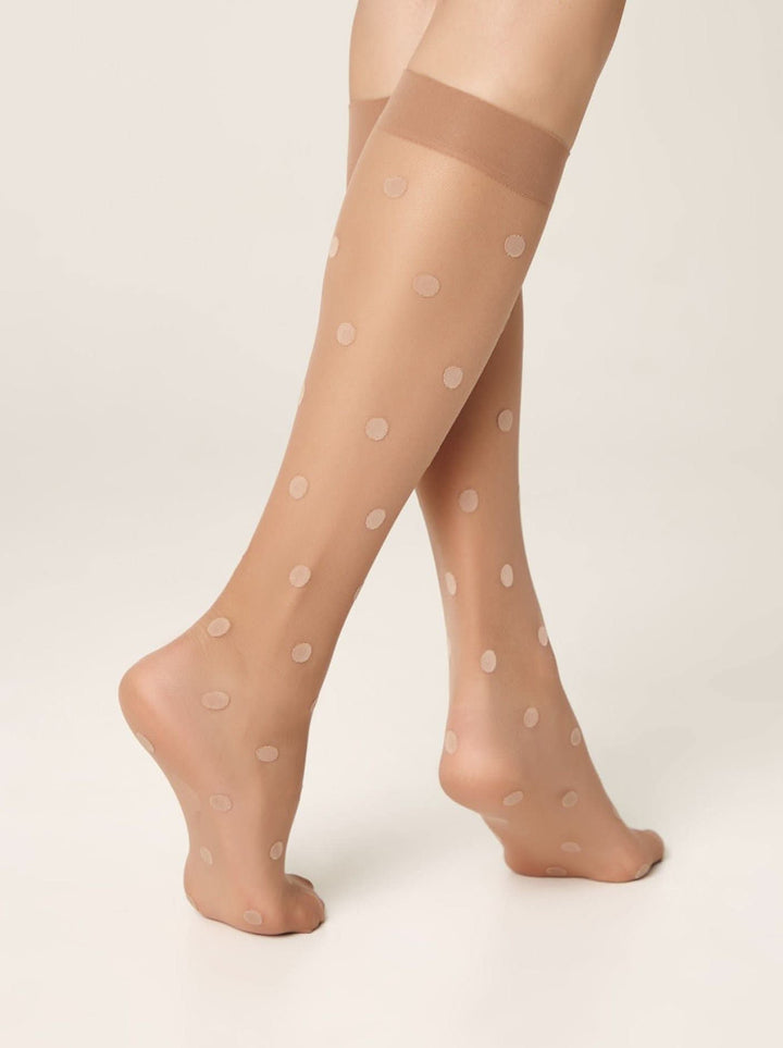 PARADISE 20 - Patterned Knee Highs - IDEALINE INC.