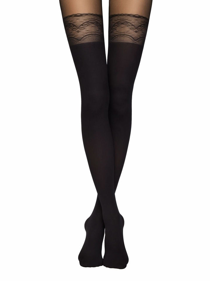 CONTE DELIGHT - Fantasy Sheer Stockings Effect Tights - IDEALINE INC.