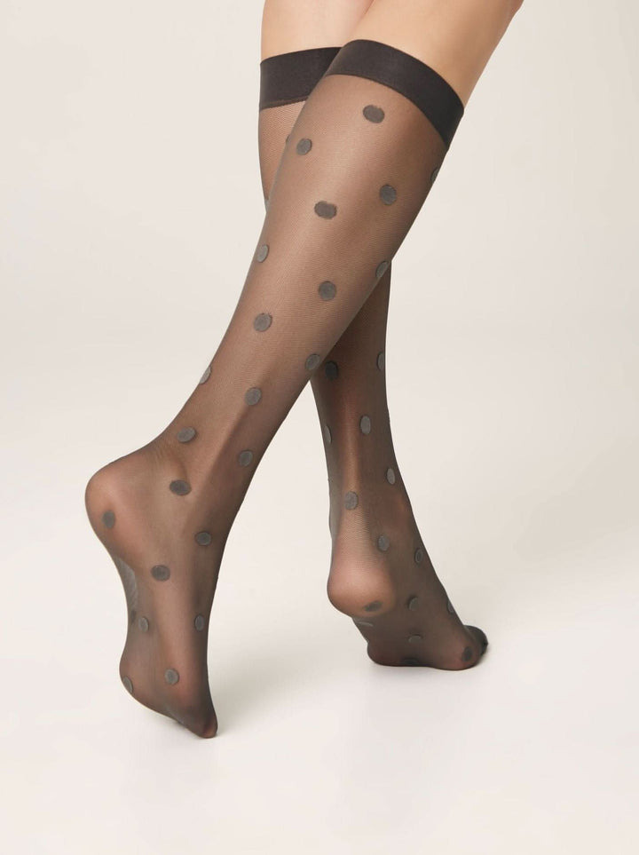 PARADISE 20 - Patterned Knee Highs - IDEALINE INC.