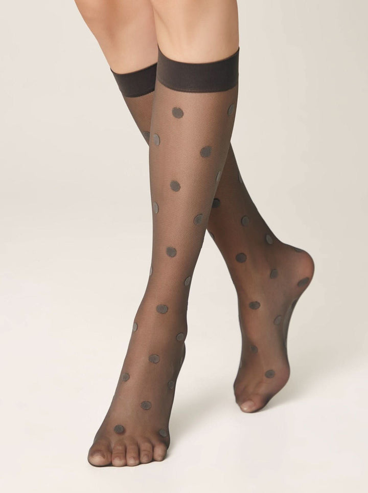 PARADISE 20 - Patterned Knee Highs - IDEALINE INC.