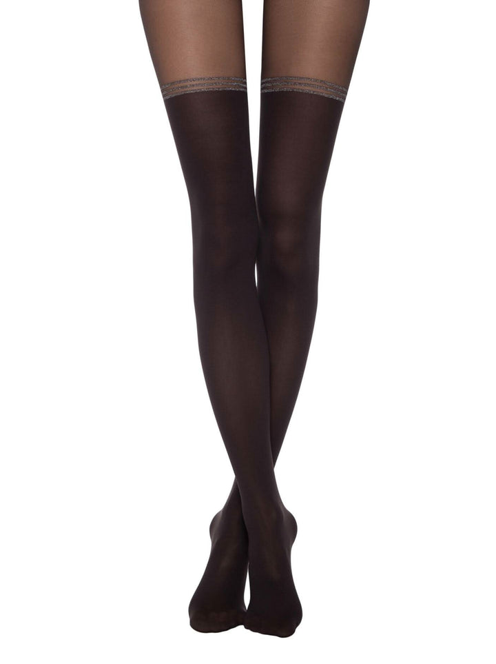 IMPRESSIVE ELEGANCE 50 - Knee High Imitation Tights - IDEALINE INC.