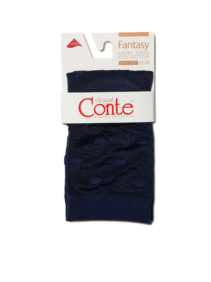 FANTASY 20 - Polka Dot Socks by Conte - IDEALINE INC.