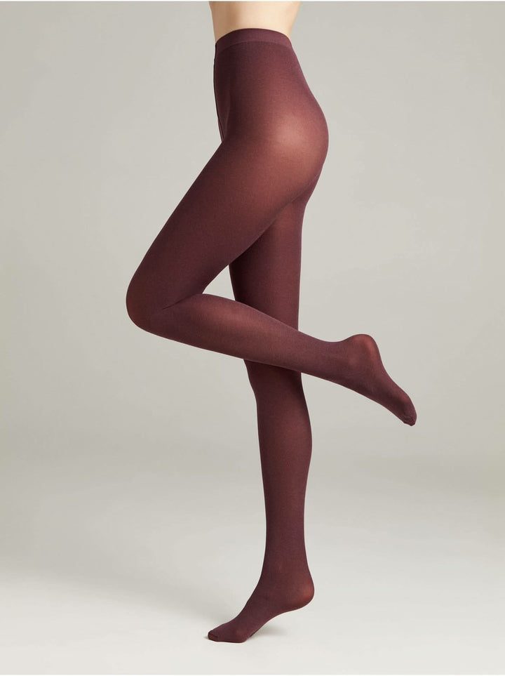 TRENDY MELANGE 60 Luxe Opaque Tights with 3D Effect - IDEALINE INC.