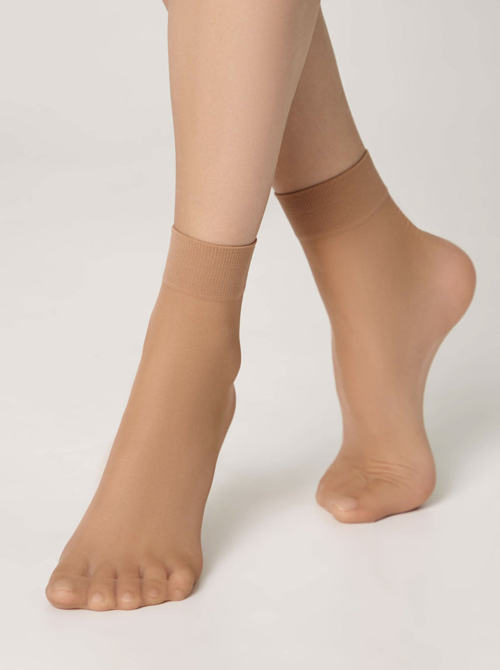 CORTO 20 - Delicate Sheer Socks (2 pairs) - IDEALINE INC.