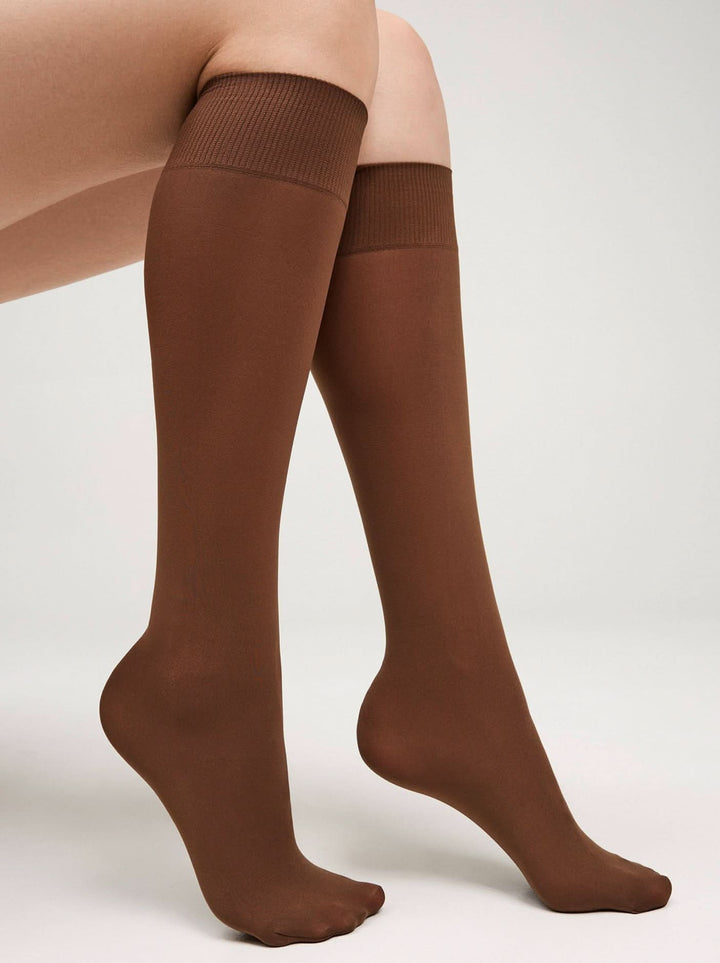 MICROFIBRA 50 - Knee Highs (Convert) - IDEALINE INC.