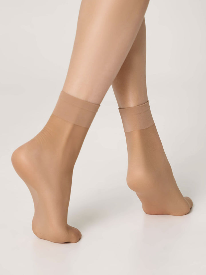 SOLO 20 - Sheer Socks Conte (2 pairs) - IDEALINE INC.