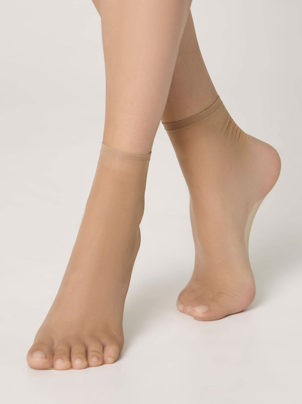 SUMMER 8 - Sheer Socks Conte (2 pairs) - IDEALINE INC.