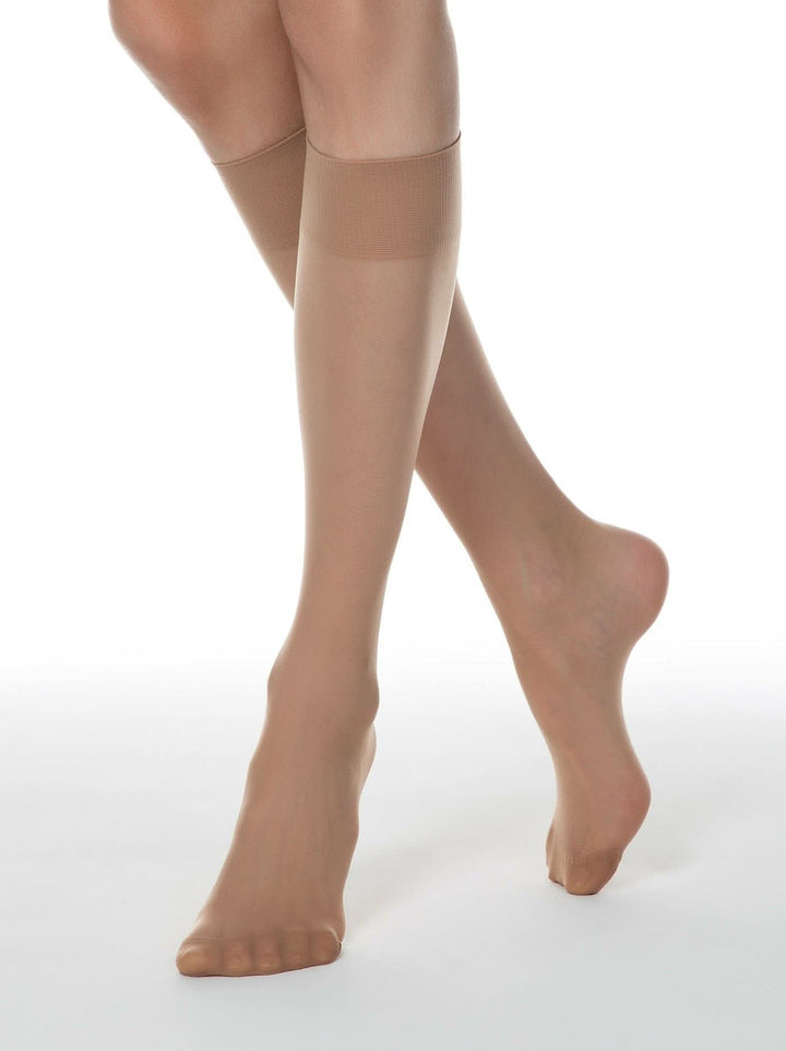 TENSION 20 - Sheer Knee Highs (2 pairs) - IDEALINE INC.