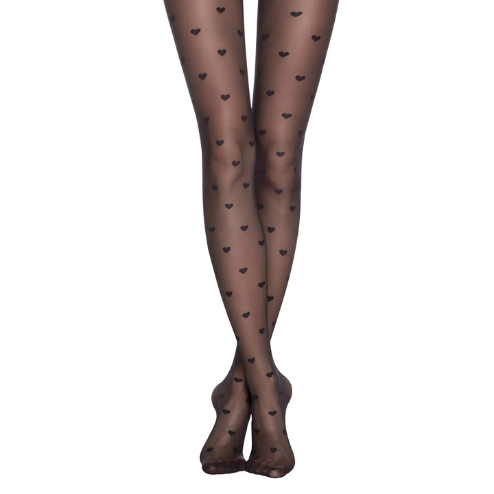 BONHEUR ROMANCE HEARTS 40 Limited Series Tights - IDEALINE INC.