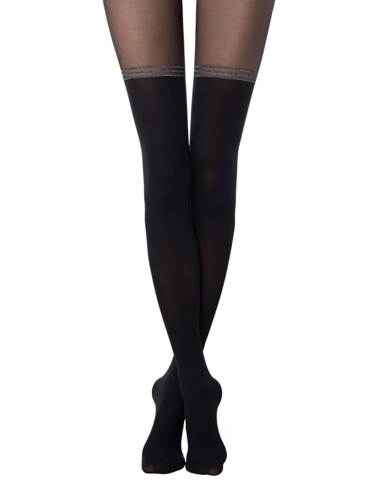 IMPRESSIVE ELEGANCE 50 - Knee High Imitation Tights - IDEALINE INC.