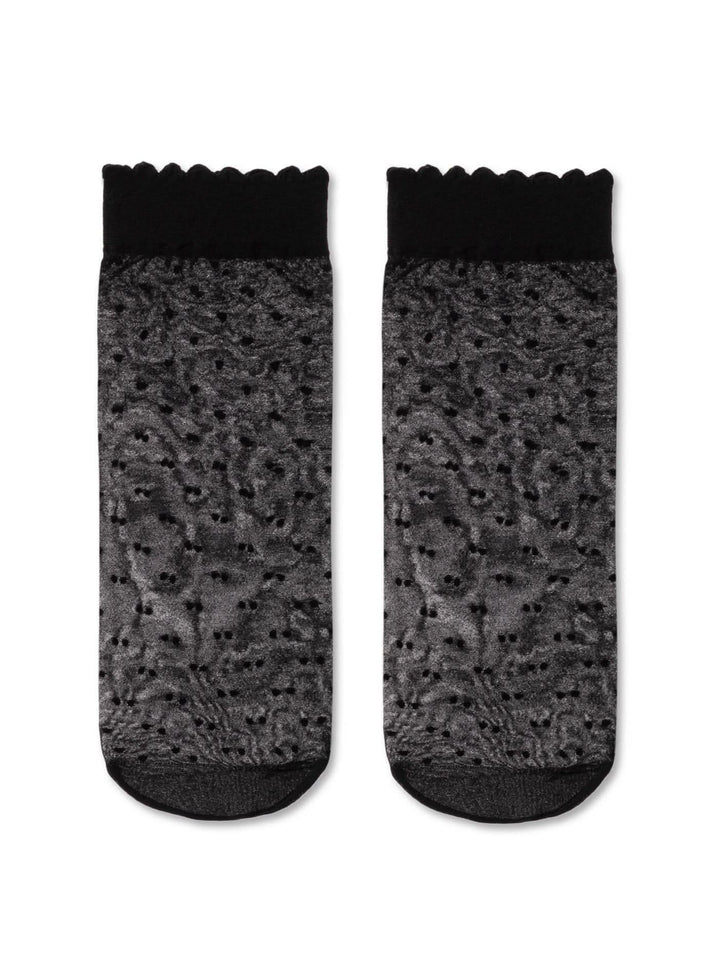 Fantasy 20 - Polka Dot Cuff Socks - IDEALINE INC.