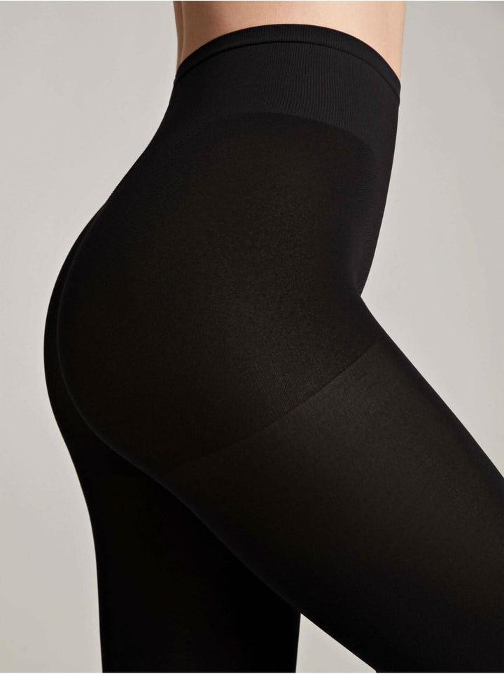 VELOUR TOP 100 Lycra® Matte Tights with Adjustable Waist - IDEALINE INC.