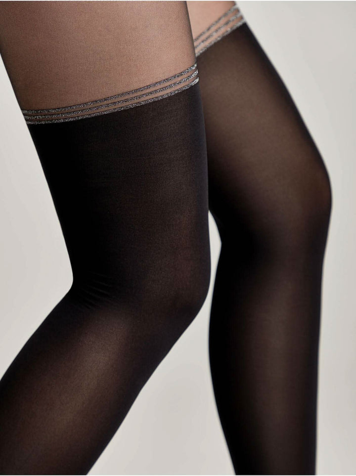 IMPRESSIVE ELEGANCE 50 - Knee High Imitation Tights - IDEALINE INC.