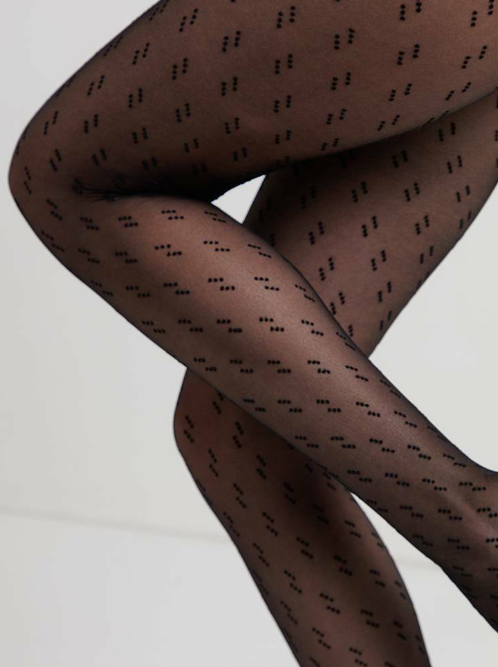 STREET 20 Dot Matrix - Trendy Sheer Tights with Dots - IDEALINE INC.