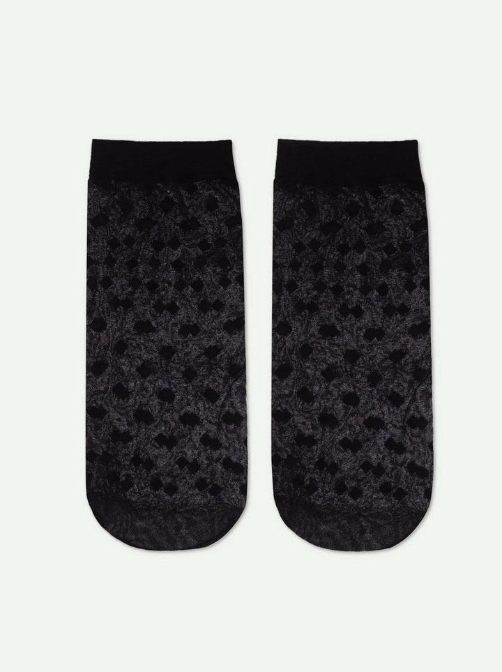 FANTASY 20 - Small Diamond Design Socks - IDEALINE INC.