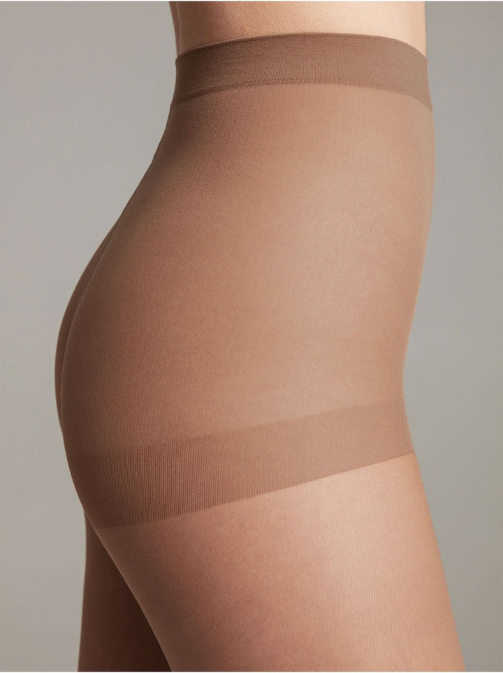 SOLO Elegance 15 - Classic Sheer Tights with Comfort Shorts - IDEALINE INC.