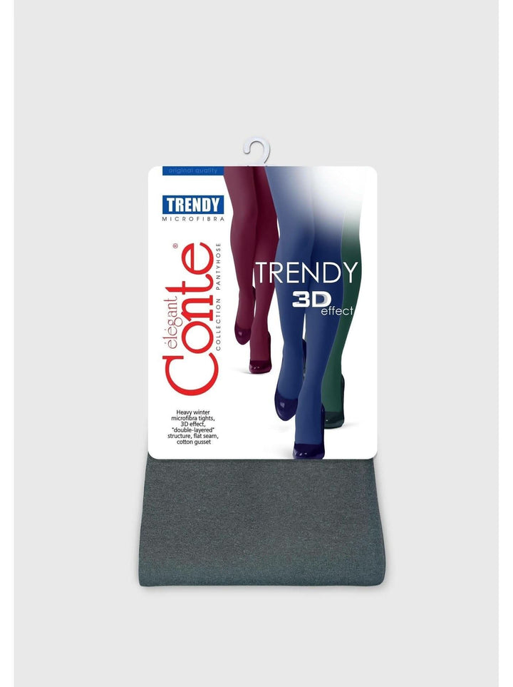 TRENDY MELANGE 60 Luxe Opaque Tights with 3D Effect - IDEALINE INC.