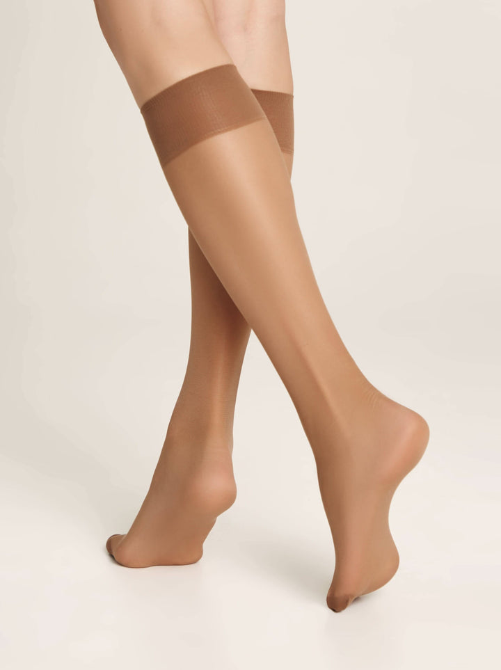 ALLEGRA 20 - Elastic Universal Size Knee Highs - IDEALINE INC.