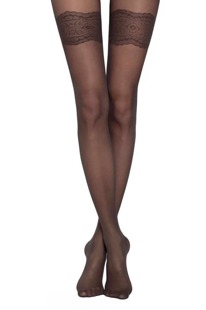 CONTE PERFECT 30 - Fantasy Stockings Effect Tights - IDEALINE INC.